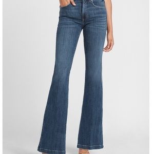 Express Jeans Bell Flare High Rise Stretch 0R